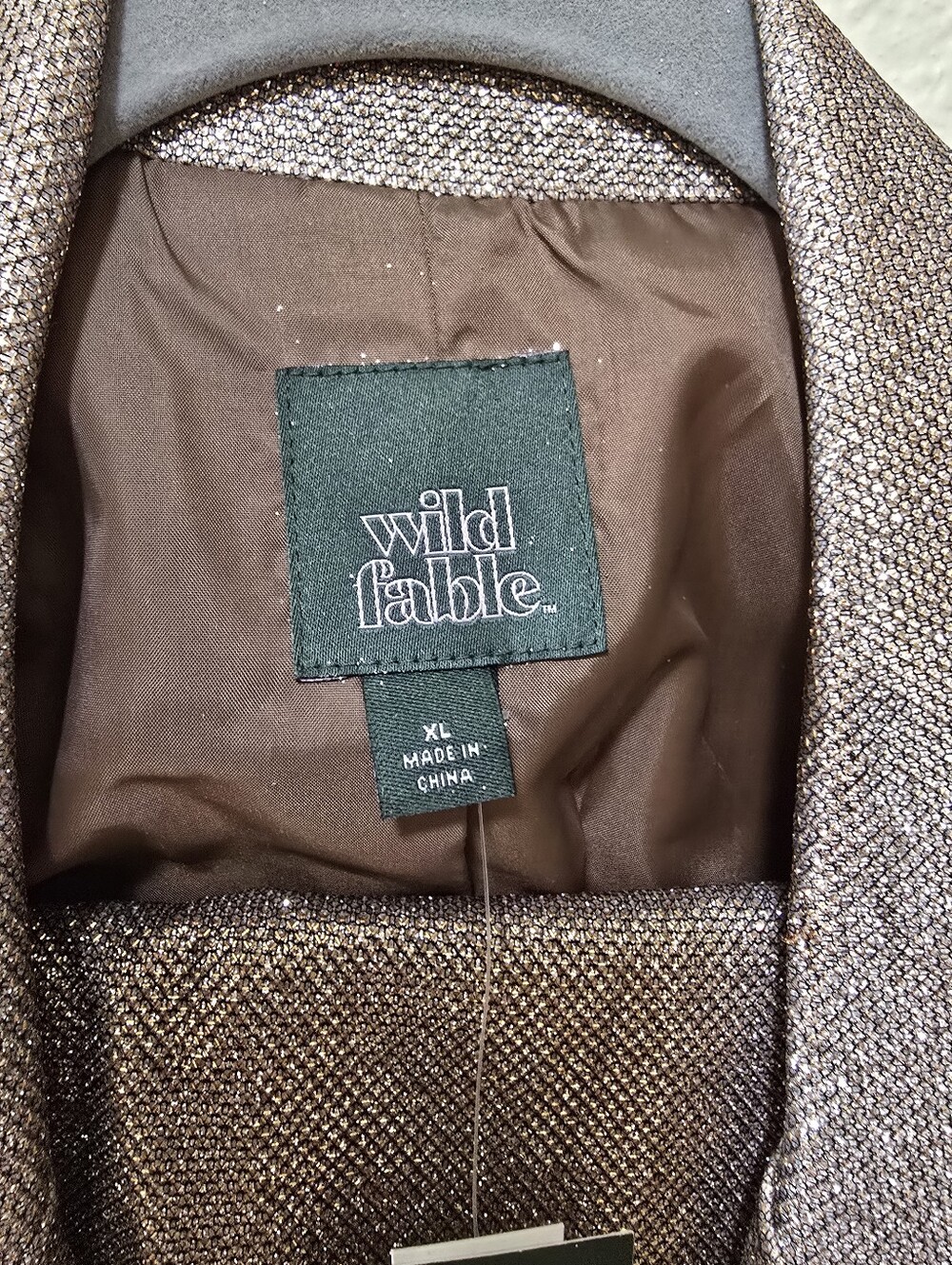 Wild Fable Sparkle Suit in Champagne Gold - Picture 2 of 6